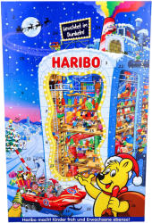 HARIBO Adventi naptár karácsonyi gyümölcs zselé 300g 24 mini tasak (4001686849439)