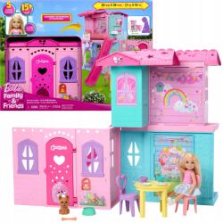 Mattel Chelsea Baba Szett Összecsukható Babaház Csúszda Kiegészítő (JFW49)