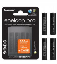 Panasonic Akkumulátorok Eneloop Pro Aaa 930 mAh 4x Case (BK-4HCDEC4BE)