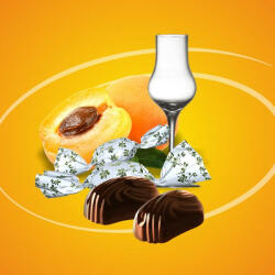  Chocofive barackpálinkás szaloncukor aszalt sárgabarack darabokkal 5 kg