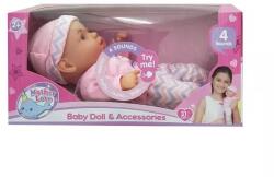 Global Express Hangot adó puha játékbaba - 31 cm (8821) - jatekbolt