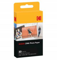 Kodak ZINK 2x3" fotópapír utántöltő, 20 db, Kodak Printomatic, Step, Smile (13346)