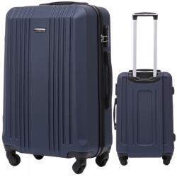 Wings Közepes utazópoggyász Kemény tágas bőrönd Wings ABS-ből (KST01-M-D.BLUE)