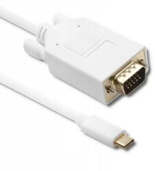 Qoltec Usb 3.1 C típusú apa/VGA apa Full Hd kábel (50418)