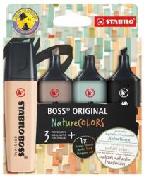 STABILO Szövegkiemelő Stabilo Boss Orginal Nature Colors Natúr 4 db 70/4-2-5 (70/4-2-5)