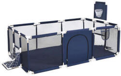 Gyermek és Babajáróka focikapuval - kék