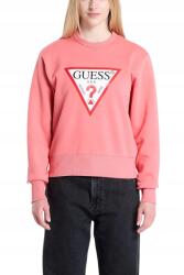 GUESS Rózsaszín női pulóver Original Fleece, S (W2YQ16KBA11)