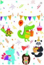  Papír Asztalterítő Party Állatok Dekoráció Ad