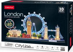 CubicFun 20532 City Line London Led háromdimenziós puzzle (32470)