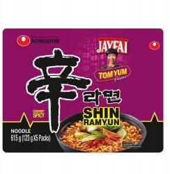 Nongshim Shin Ramyun Tom Yum Jayfai Thai street food éles Halal 5x123g Nongshim (5364)