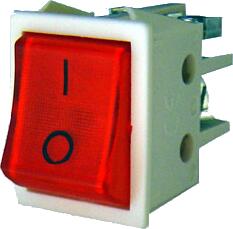 MENTAVILL Kb 131-002 Piros, Csavaros Kapcsoló