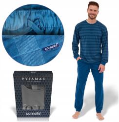 Cornette Férfi pizsama LOOSE13 Pamut Kék XXL méret (117/278)