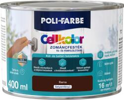 POLI-FARBE Cellkolor Selyemfényű Zománcfesték 0, 4l Barna