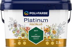 Poli-Farbe Platinum foltálló színes beltéri falfesték B90 Babérmeggy, 2, 5l
