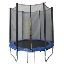  Trambulin védőhálóval+létrával 244 cm