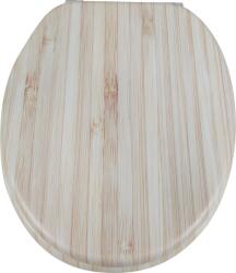 Quadrat Plain Wc-ülőke, Mdf, Erősített Fém Zsanér 3, 3kg, 3 Oldalán Mintás