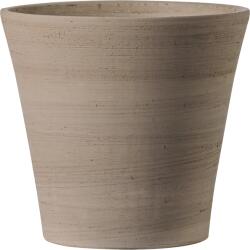 Deroma Agyag Kaspó 'vaso Cono' 21cm Grafit Színű