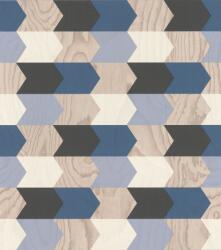 Rasch Vlies Tapéta Sansa, Kék-barna-bézs, 53 Cm X 10, 05 M, 638219