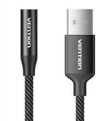 Vention Gome külső Usb Vention hangkártya 1m, 3.5mm, fekete, plug & play (6922794790070)