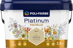 Poli-Farbe Platinum Foltálló Beltéri Színes Falfesték 2, 5l Bs45 Bronz Sás