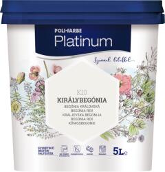 Poli-Farbe Platinum színes beltéri falfesték K10 Királybegónia, 5l