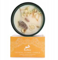 Ancient Wisdom Szója illatgyertya kövekkel és virágokkal Hop Hare Oroszlán (HHC-06)