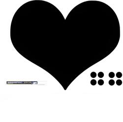 Securit Szív Alakú Krétatábla 30x50cm Ajándék Krétamarkerrel