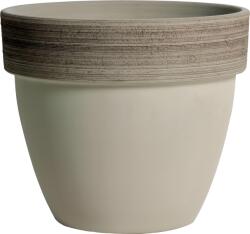 Euganea Vasi Eugenea Vasi agyag virágcserép, bordázott, 25cm szürke