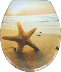 Eisl Sea Star Wc-ülőke, Duroplaszt, Műa Zsanér Lecsapódásgátlós, Gyorskioldós, Mintás