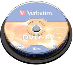 Verbatim Dvd-r Matt Silver 4, 7 Gb 10 db