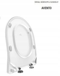 Villeroy & Boch Villeroy & Boch Avento WC-ülőke, fehér duroplast, SoftClosing, QuickRelease, ovális (9M87S101)