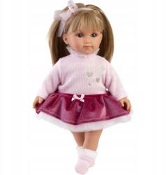 Llorens 53552 Elena realisztikus baba puha szövetből készült testtel 35 cm (4-53552)