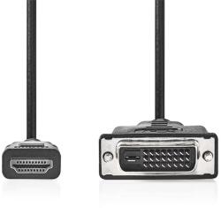Nedis CCGL34800BK30 HDMI - DVI-D 24+1p kábel, 1080p, hossz 3m (CCGL34800BK30)