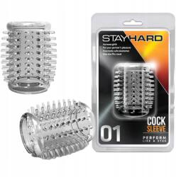 Stay Hard Cock Sleeve 01 Kivágásokkal ellátott rátét (BL-00102)