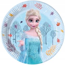 Procos Papírtányér Frozen Jégvarázs Elsa Születésnapi Party 23cm 8db levél