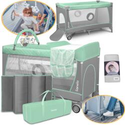 Lionelo Utazóágy Kétszintes Összecsukható Járóka Matrac Lionelo Flower (5902581658784)