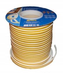 Stomil Gumitömítés Ajtó Ablakhoz Öntapadós Profil D Fehér 100M (0358)