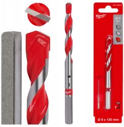Milwaukee Betonfúró 9 x 60/120 mm 1 db Milwaukee Premium hengeres (4932493889)