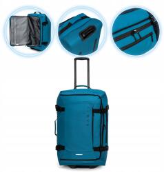 Kadva Lazio bőrönd, 102l, 72×44×33cm, sötétkék, teleszkópos, 3, 7kg, 2 kerék, poliészter (KDV-B4B113-BL)
