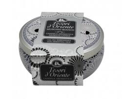 Tesori d'Oriente Tesori d’Oriente Illatgyertya Fehér pézsma 1 db 200g (8008970043708)