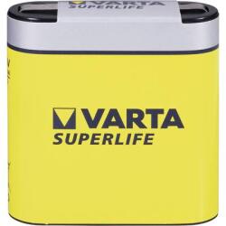 VARTA 4, 5V-os laposelem, cink-szén, 2700 mAh, Varta Superlife 3R12, 3LR12, 1203, V4912, MN1203, 312G, LR12, 4, 5 V Block (2012101411) (2012101411)