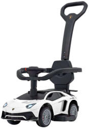  Lamborghini Aventador Tolókaros Kisautó - Fehér (ZDN.A8810P.BIA)