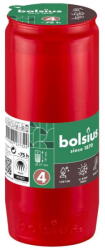 Bolsius Червена свещ Bolsius Memorial с горене 75 часа (BO-RC4-LCA-R)