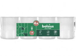 Bolsius 4 бр. бели ритуални свещи Bolsius с горене 18 часа (BO-NR40-A4-A)
