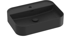 RAVAK Ceramic mosdótál 55x40 cm négyszögletes mosdótálak fekete XJX0D155004 (XJX0D155004)