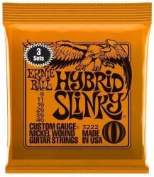 Ernie Ball 3222 Hybrid Slinky 3-Pack Elektromos gitárhúrok (P03222)