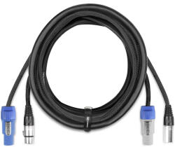 PD CONNEX CX11-5 DMX/FÉNY Jel&Táp Hosszabbító Kombikábel (XLR + PowerCon)