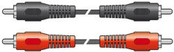 VONYX CX402-3 sztereo jelkábel (2x RCA papa - 2x RCA papa) - (2, 5 m)