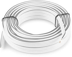 PD CONNEX RX30W Gumírozott Univerzális Hangfalkábel - Fehér (2×0, 75 mm2, 10m)