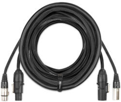 PD CONNEX CX07-15m DMX/FÉNY Jel&Táp Hosszabbító Kombikábel (XLR + PowerCon)